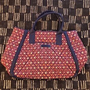 New Vera Bradley Pink and Blue Bag With Shoulder Strap